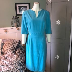 Tahari ALS Blue Dress size 14
